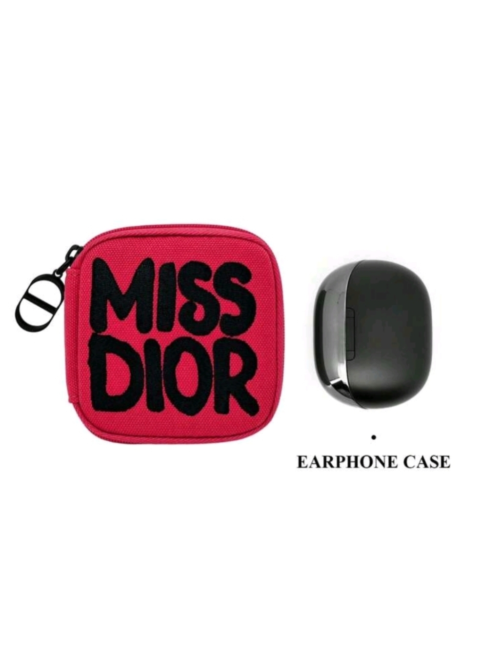 Miss Dior Hot Pink Earphone Case Storage Case